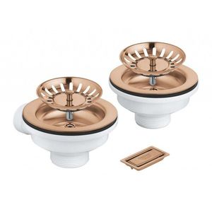 GROHE Příslušenství Odtoková souprava pro dřez, kartáčovaný Warm Sunset 40997DL0 obraz
