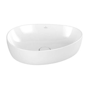 VILLEROY & BOCH Antao Umyvadlo na desku, 40x51 cm, CeramicPlus, alpská bílá 4A7351R1 obraz