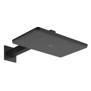 HANSGROHE Raindance Alive Q Hlavová sprcha, 21x34 cm, 2 proudy, matná černá 24550670 obraz