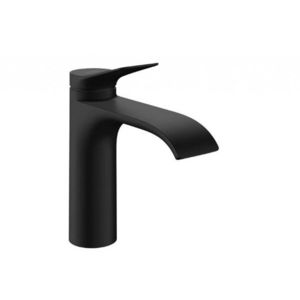 HANSGROHE Vivenis Umyvadlová baterie s výpustí, EcoSmart, CoolStart, matná černá 75023670 obraz