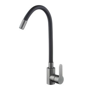 VELAZO Kuchyňská baterie s flexibilním výtokem černá/ grafit VELAZ8105GBE obraz