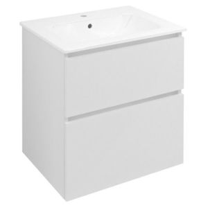 SAPHO EZARA umyvadlová skříňka 59, 2x64x46cm, bílá lesk EZ601-3030 obraz