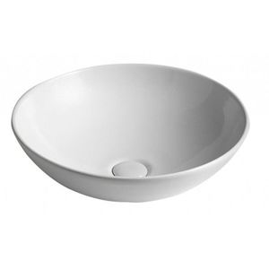 SAPHO DIMP keramické umyvadlo na desku, Ø 46cm, bílá WH060 obraz