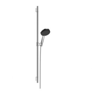HANSGROHE Raindance Alive Select S Set sprchové hlavice, tyče a hadice, 3 proudy, EcoSmart, chrom 24603000 obraz