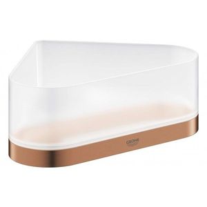 GROHE Selection Miska do sprchy s držákem, rohová, kartáčovaný Warm Sunset 41038DL0 obraz
