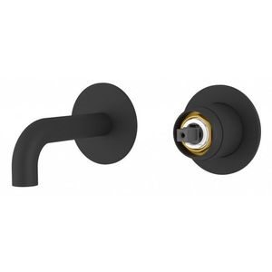 SAPHO ULTRAMIX tělo podomítkové dvouprvkové umyvadlové baterie, hubice 10cm, černá mat UT110B-1 obraz
