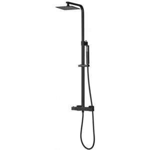 OLSEN SPA Termostatický nástěnný set PONTOS 250 BLACK BAPG22092B obraz