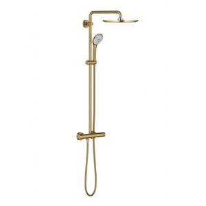 GROHE Euphoria Sprchový set 310 s termostatem, 3 proudy, kartáčovaný Cool Sunrise 26075GN0 obraz