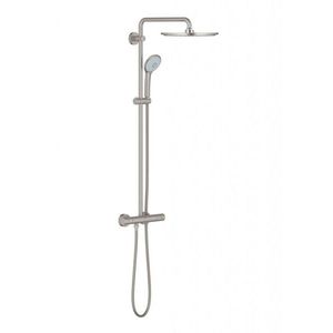 GROHE Euphoria Sprchový set 310 s termostatem, 3 proudy, supersteel 26075DC0 obraz