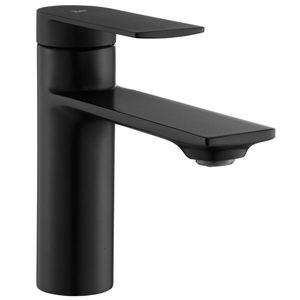 REA Umyvadlová baterie Storm Black/černá nízká REA-B9986 obraz