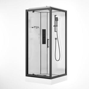 Sprchový box s hydromasáží Nordic 90x90x220 čierny obraz