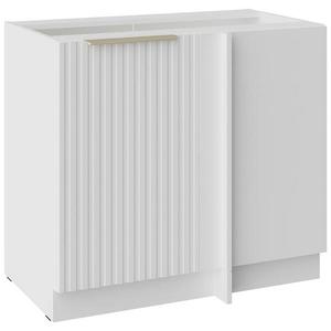 Kuchyňská Skříňka Tuluza 105 ND 1F BB bíly mat lamel obraz