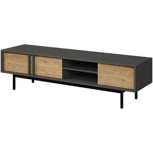 Tv stolek 160 ALSY 9 Dub olejovaný/Antracit obraz