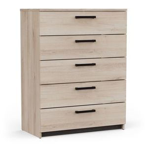 Komoda TODY 5S široká, dub kronberg/dub waterford obraz