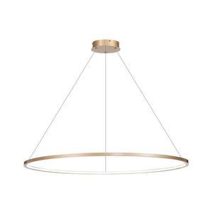 LED Lustr na lanku SATURNO LED/65W/230V pr. 120 cm IP44 zlatá obraz