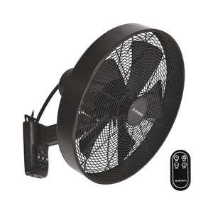 ZE ZE - Nástěnný látor FREEZE 50W/230V černá/hnědá + dálkové ovládání obraz