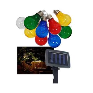 LED Solární venkovní řetěz 10xLED/1, 2V 300 mAh 2, 2 m IP44 multicolor obraz