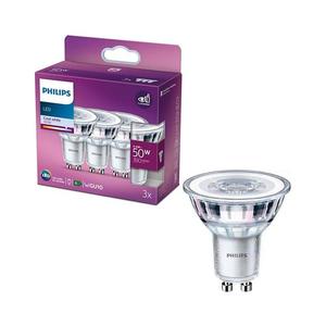 Philips SADA 3x LED Žárovka Philips PAR16 GU10/4, 6W/230V 4000K obraz