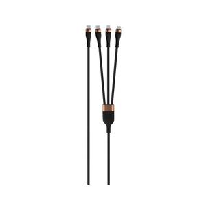 Winner Group Winner Group -USB kabel 3v1 USB-C / Lightning, USB-C a Micro USB 100W 1, 5m černá obraz