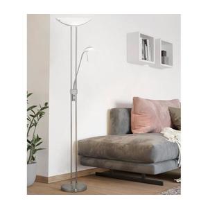 Eglo Eglo 25869 - Stmívatelná stojací lampa BAYA 1xR7s/230W/230V+1xG9/33W matný chrom obraz