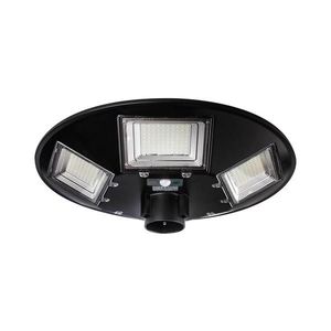 LED Solární pouliční lampa se senzorem LED/22W/6V 6500K IP65 černá + DO obraz