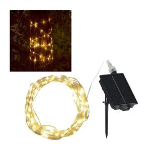 LED Solární dekorační řetěz LED/3, 7V 1800 mAh 10 m IP44 + dálkové ovládání obraz