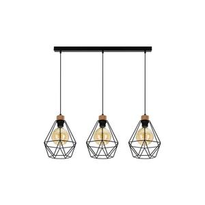 21822304-Lustr na lanku DIAMENT 3xE27/60W/230V dub obraz