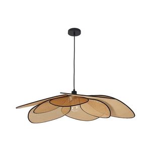 Lustr na lanku TOBAGO 1xE27/20W/230V pr. 100 cm béžová obraz