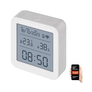 Chytrý digitální teploměr GoSmart 3xAAA Tuya bílá obraz