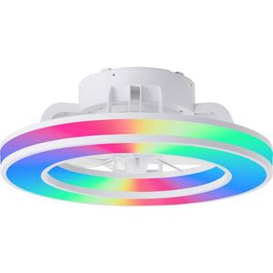 Brilliant Brilliant - LED RGBW Stmívatelný stropní látor MONDELLO LED/26W/230V + DO obraz