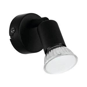 Eglo Eglo 780457 - LED Nástěnné bodové svítidlo ESCALERA 1xGU10/2, 8W/230V 3000K černá obraz