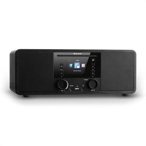 Auna IR-190, internetové rádio, CD přehrávač, WiFi, UPnP, USB, dálkový ovladač, černá barva obraz