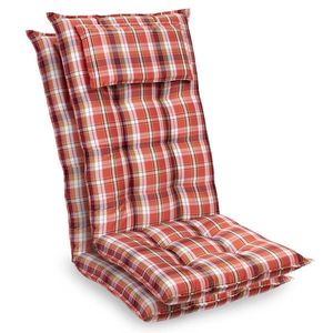 Blumfeldt Sylt, čalouněná podložka, podložka na židli, podložka na výše polohovací křeslo, polštář, polyester, 50 × 120 × 9 cm, 2x čalounění obraz