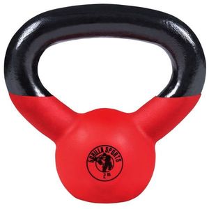 Gorilla Sports kettlebell činka, pogumovaný povrch, 2 kg obraz
