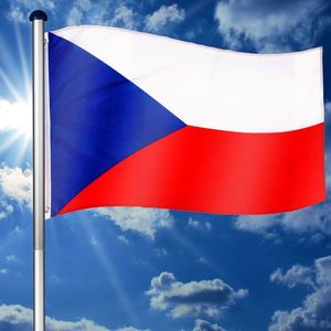 Tuin 60942 Vlajkový stožár vč. vlajky Česká republika - 6, 50 m obraz
