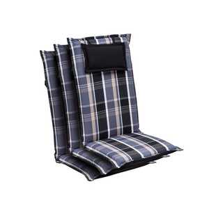 Blumfeldt Elbe, čalouněná podložka, podložka na židli, podložka na vyšší polohovací křeslo, na zahradní židli, dralon, 50 × 120 × 8 cm obraz