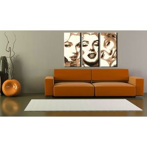 Ručně malovaný obraz POP Art Marilyn MONROE 3 dílný mon1 | různé velikosti obraz