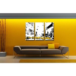 Ručně malovaný obraz POP Art NEW YORK 3 díly 0107 nyc | různé velikosti obraz