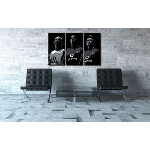 Ručně malovaný POP Art Manchester United 3 dílný 120x80cm obraz
