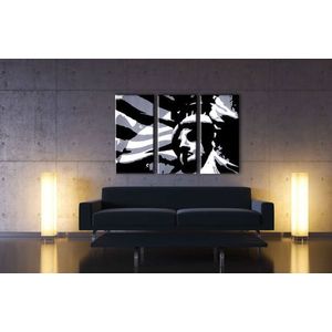 Ručně malovaný POP Art SOCHA SLOBODY 3 dílný 120x80cm obraz