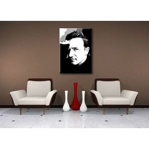 Ručně malovaný POP Art BONO-U2 1 dílný 70x100cm obraz