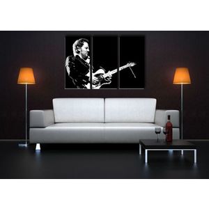 Ručně malovaný POP Art Bruce Springsteen 3 dílný 120x80cm obraz