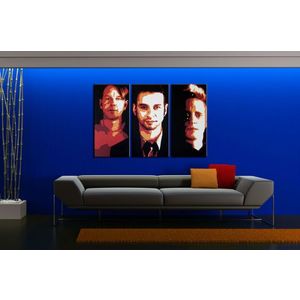 Ručně malovaný POP Art Depeche Mode 3 dílný 120x80cm obraz