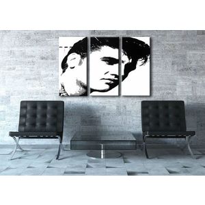 Ručně malovaný POP Art ELVIS 3 dílný 120x80cm obraz