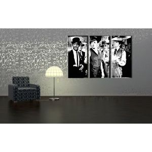 Ručně malovaný POP Art Rat Pack 3 dílný 120x80cm obraz