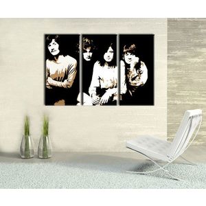 Ručně malovaný POP Art Led Zepelin 3 dílný 120x80cm obraz