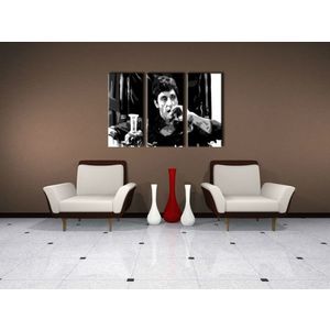 Ručně malovaný POP Art AL PACINO 3 dílný 120x80cm obraz