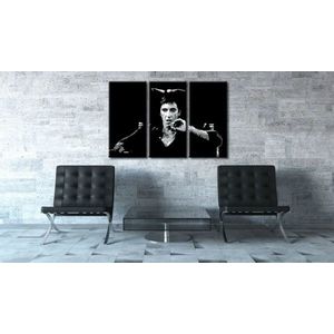 Ručně malovaný POP Art AL PACINO 3 dílný 120x80cm obraz