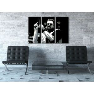 Ručně malovaný POP Art Big Lebowski 3 dílný 120x80cm obraz