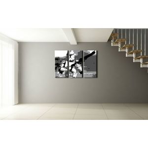 Ručně malovaný POP Art STAR WARS 3 dílný 120x80cm obraz